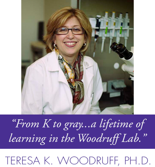 From K to gray...a lifetime of learning in the Woodruff Lab